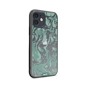 Marbled Sage Green Printed Phone Case