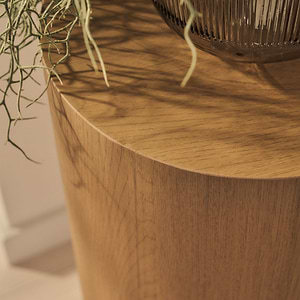 Magna - Warm Wood Wave Plinth