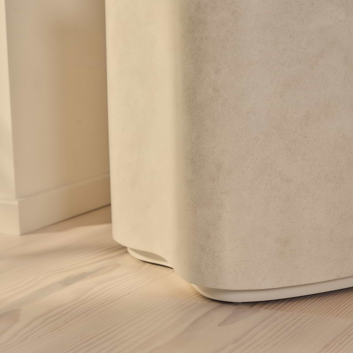 Arlo - Beige Travertine Irregular Concrete Premium Side Table