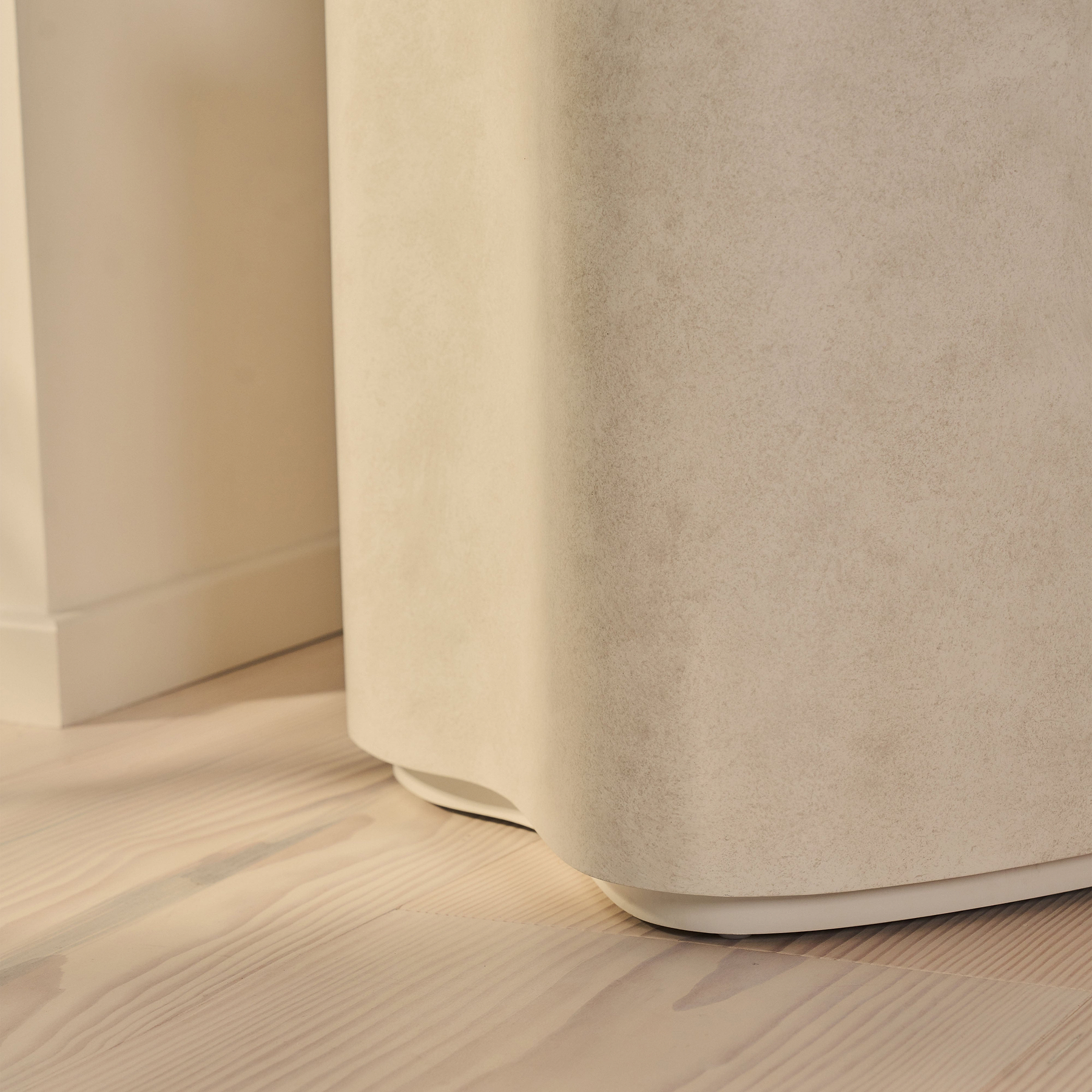 Arlo - Beige Travertine Irregular Concrete Premium Side Table