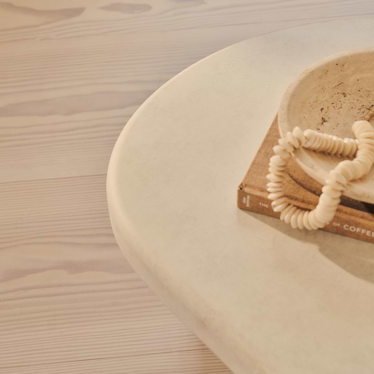 Savanna - Concrete Irregular Wooden Coffee Table