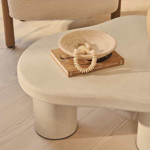 Savanna - Concrete Irregular Wooden Coffee Table