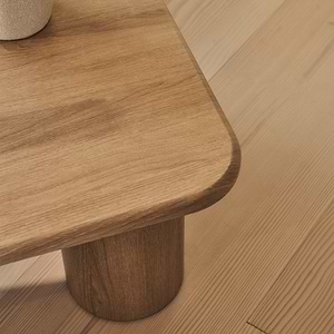 Alina - Washed Wood Rectangular Large Wooden Coffee Table