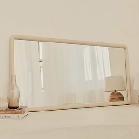 Amora - Large Concrete Console Mirror 140cm x 70cm