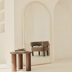 Amora - Full Length Large Arched Concrete Mirror 180cm x 90cm