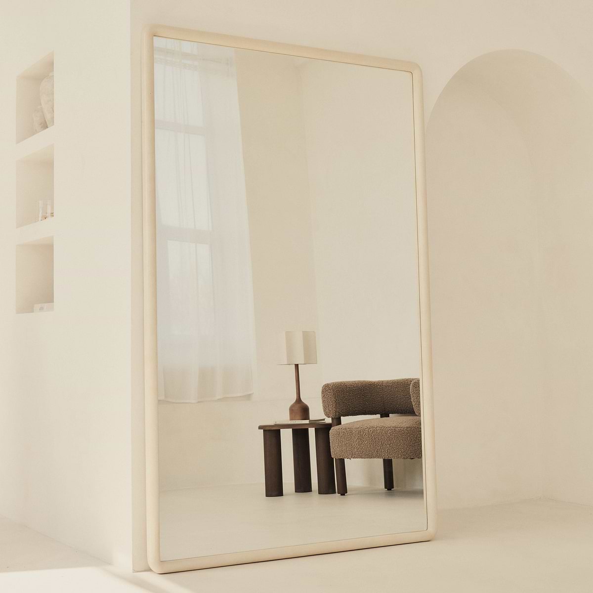 Amora - Full Length Extra Large Concrete Mirror 190cm x 120cm