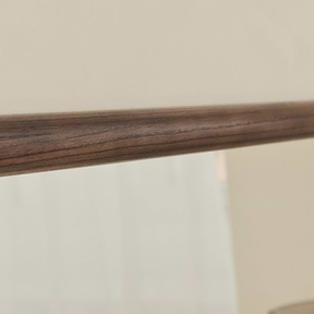 Amora - Large Warm Wood Console Mirror 140cm x 70cm