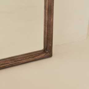 Amora - Full Length Large Arched Warm Wood Mirror 172cm x 60cm