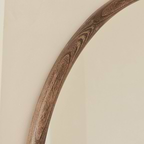 Amora - Full Length Extra Large Arched Warm Wood Mirror 200cm x 120cm