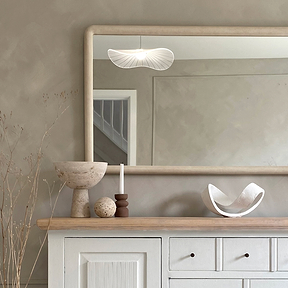 Amora - Large Concrete Console Mirror 140cm x 70cm
