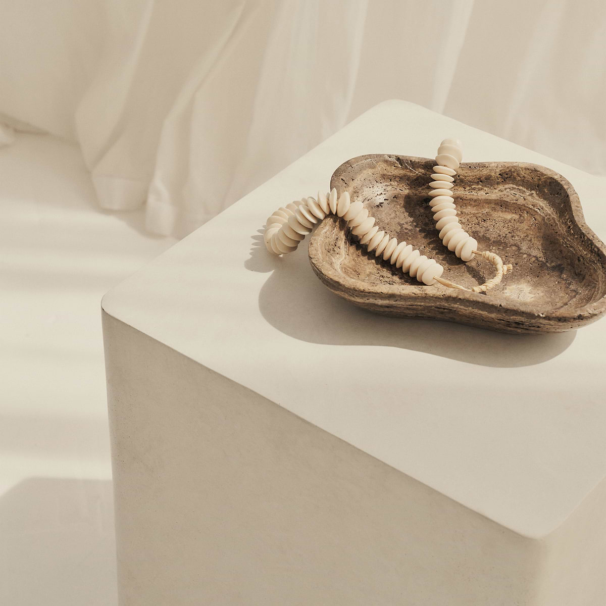 Angelo - Minimal Concrete Rectangle Side Table