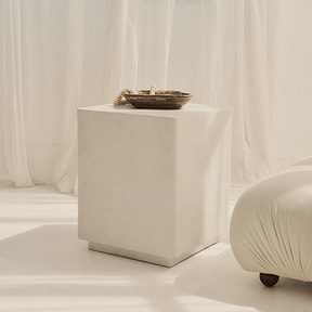 Angelo - Minimal Concrete Rectangle Side Table