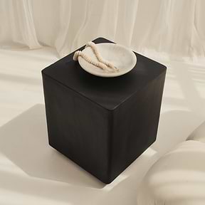 Angelo - Minimal Onyx Rectangle Side Table