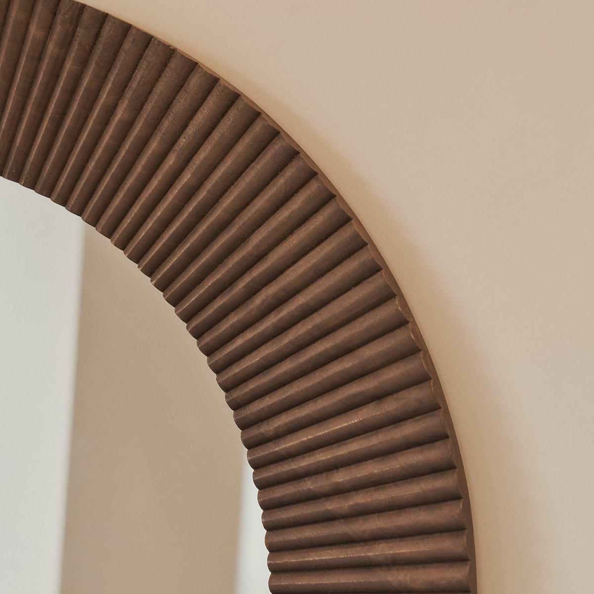 Sloane - Warm Wood Extra Large Premium Arched Mirror 180cm x 100cm