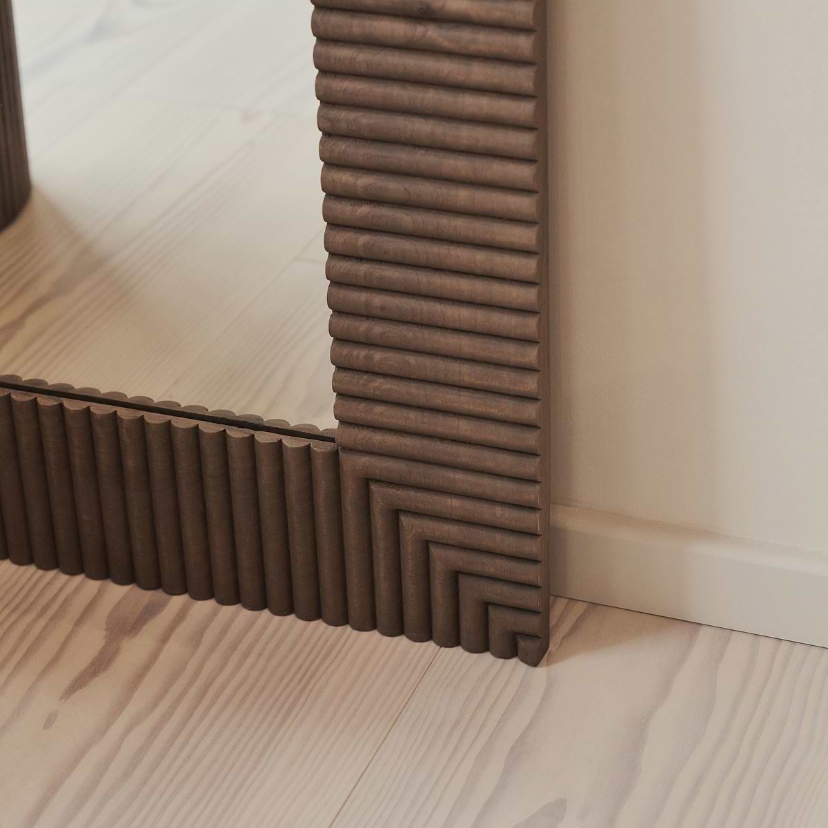 Sloane - Warm Wood Extra Large Premium Arched Mirror 180cm x 100cm