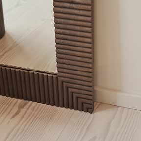 Sloane - Warm Wood Extra Large Premium Arched Mirror 180cm x 100cm