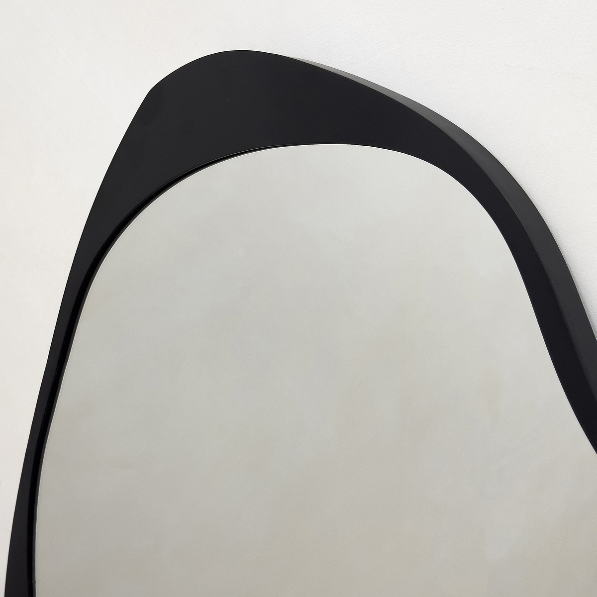 Arlo - Black Metal Irregular Mirror 68cm x 70cm