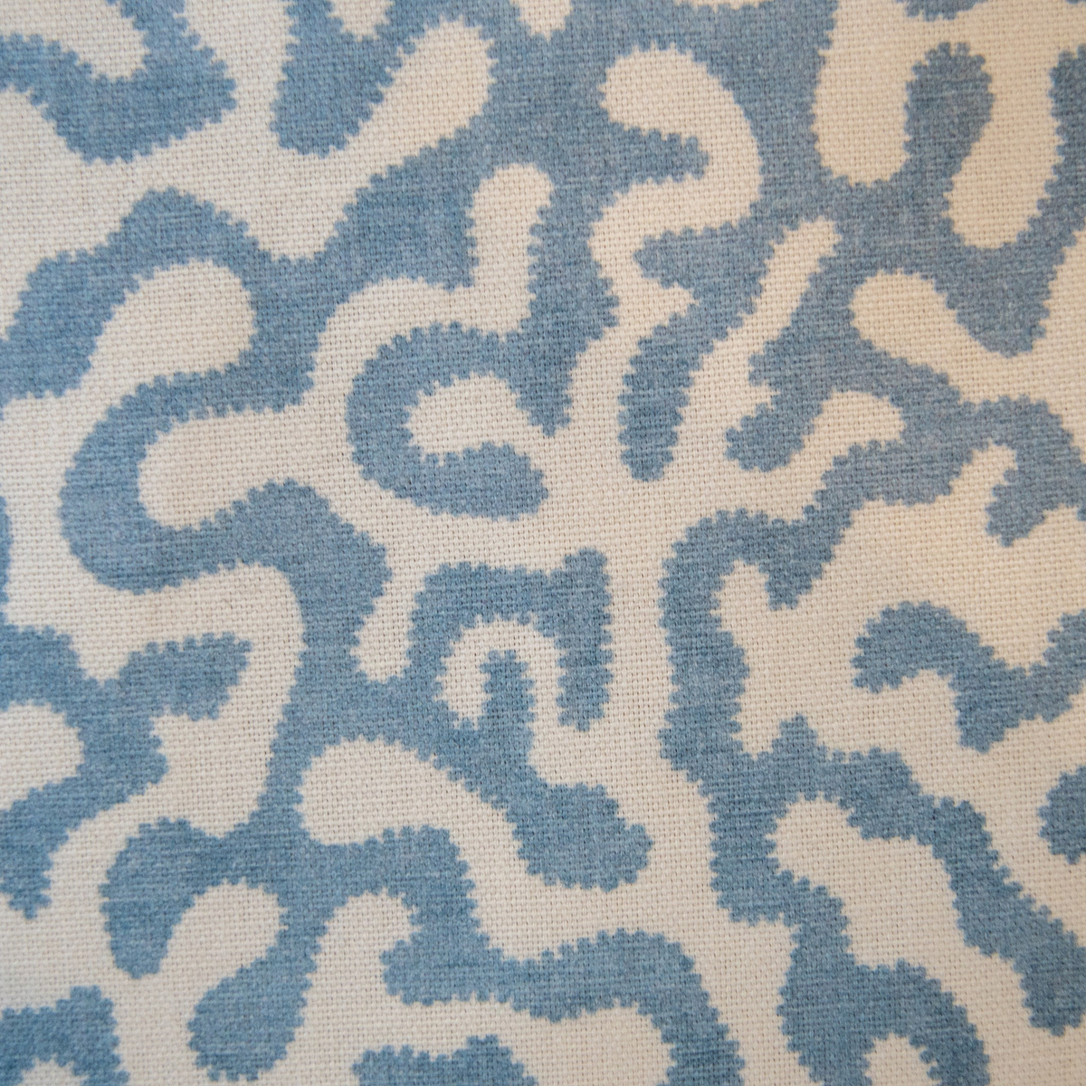 Pakko - Blue Printed Fabric Cushion
