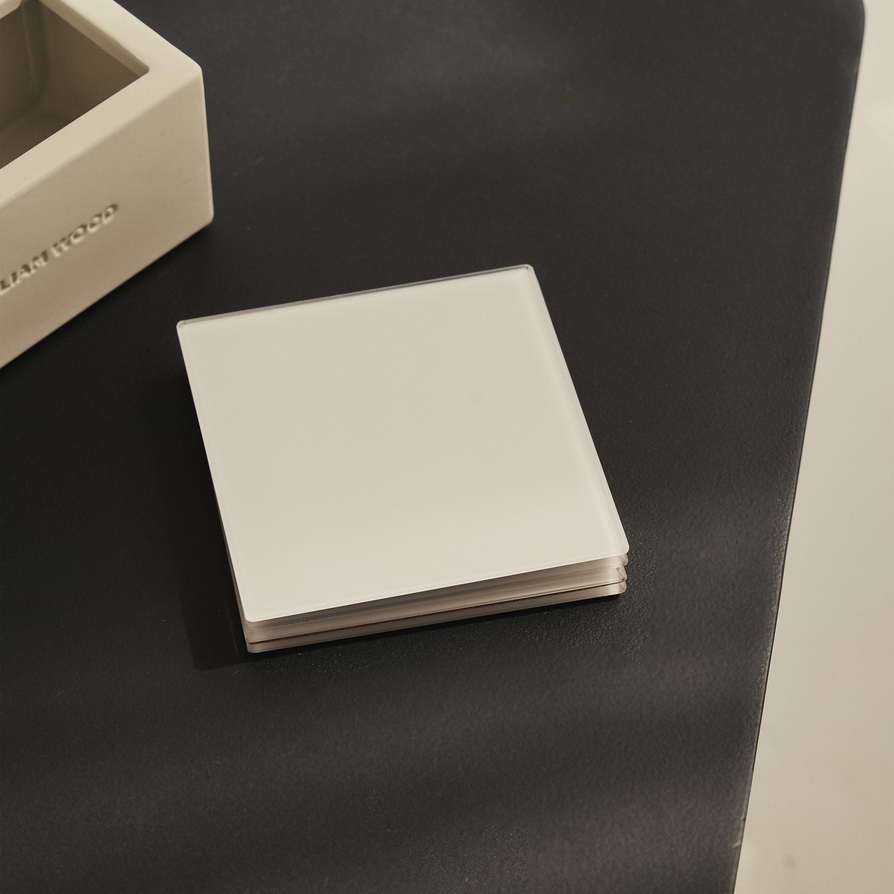 Brooklyn - Modern Coasters Set of 4 & Holder Ecru