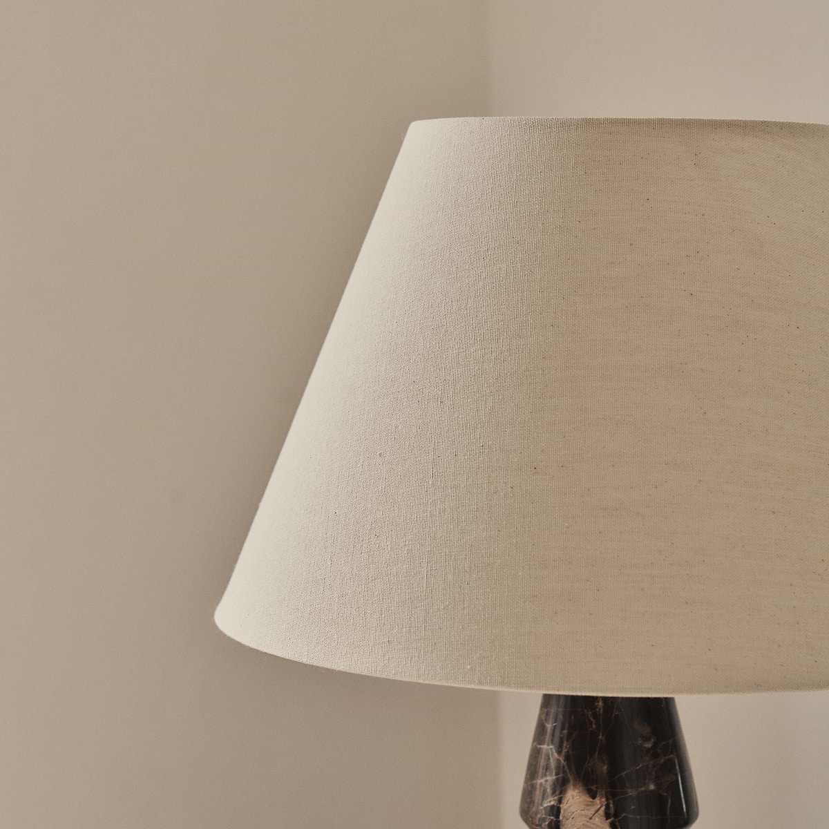 Sienna - Dark Emperador Conical Shade Table Lamp