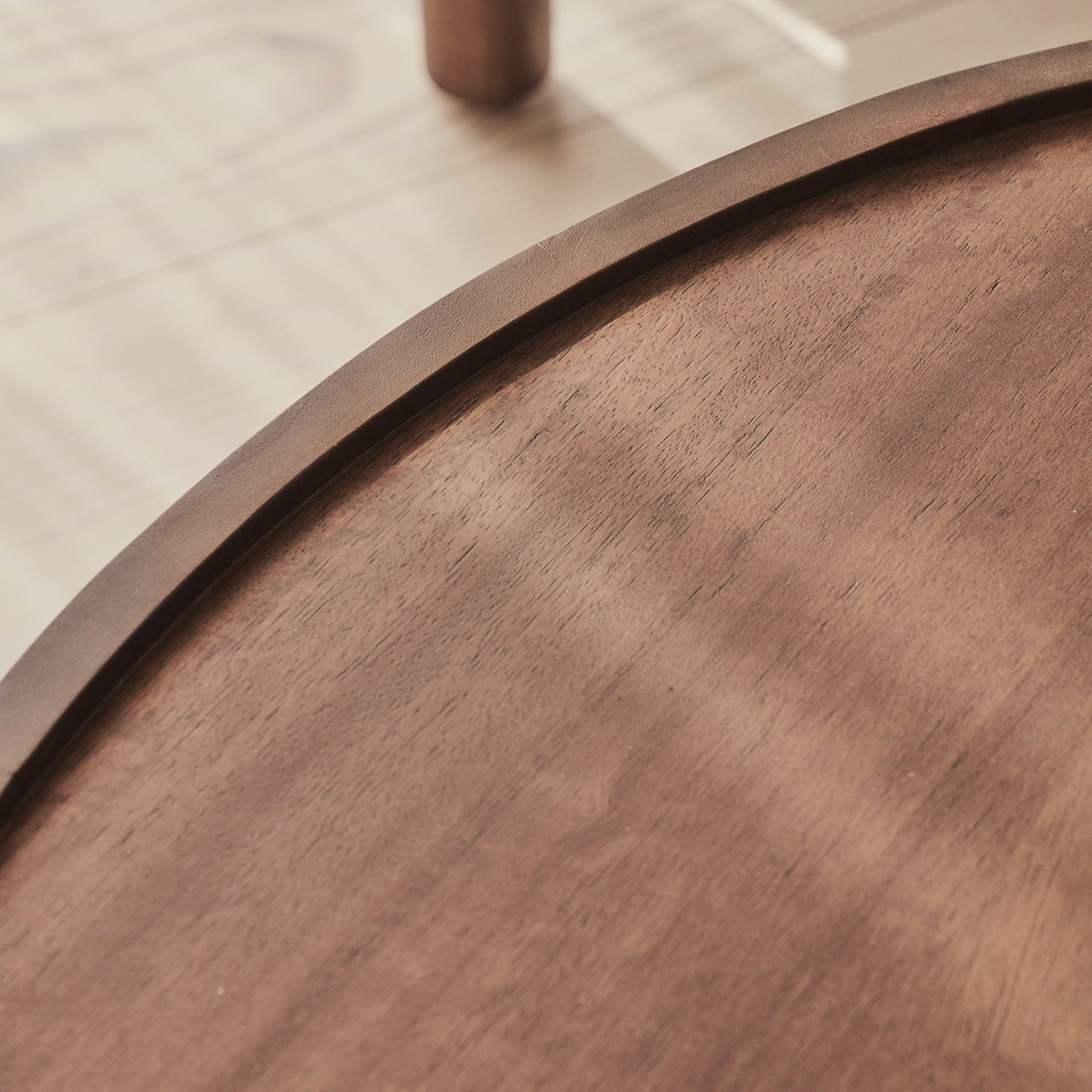 Fairmont - Dark Wood Premium Round Coffee Table