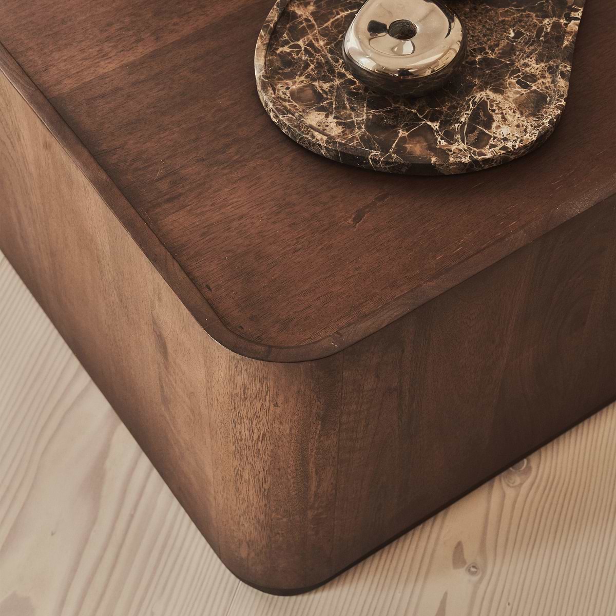 Fairmont - Dark Wood Premium Rectangular Coffee Table