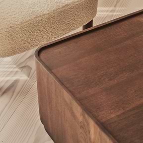 Fairmont - Dark Wood Premium Rectangular Coffee Table