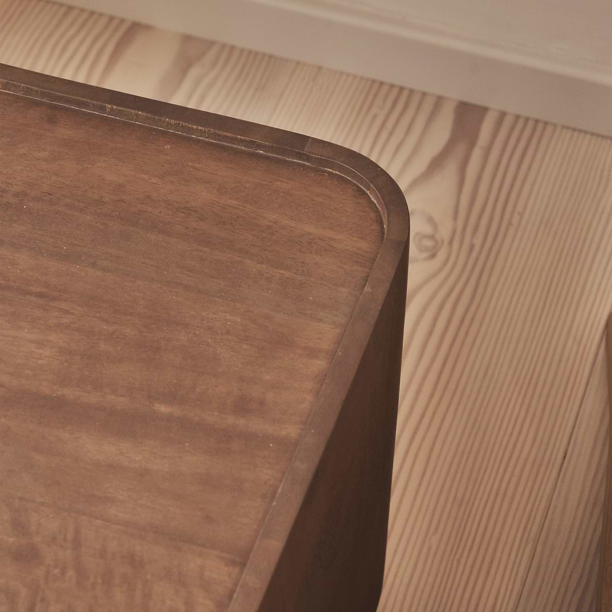 Fairmont - Warm Wood Premium Square Side Table