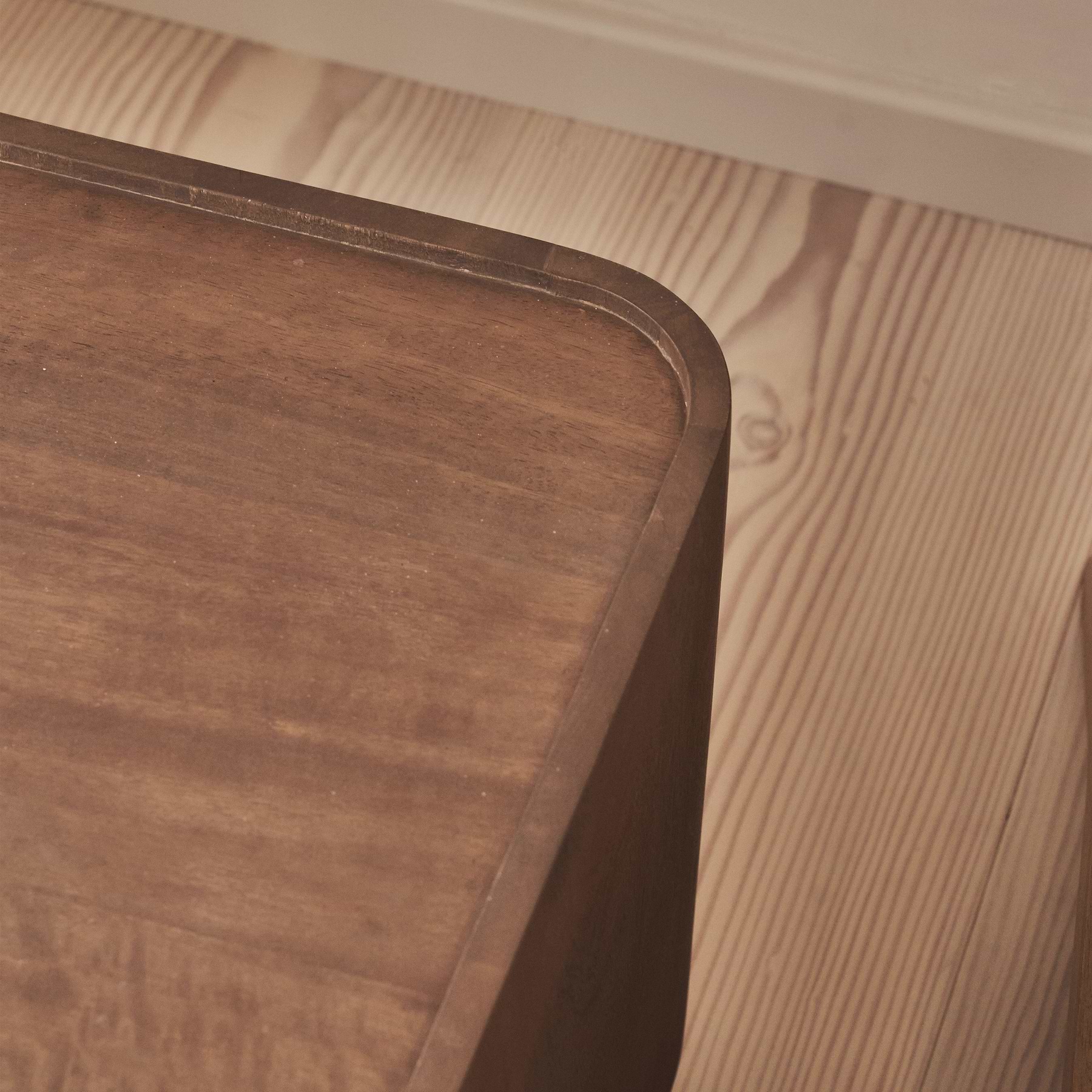 Fairmont - Warm Wood Premium Square Side Table