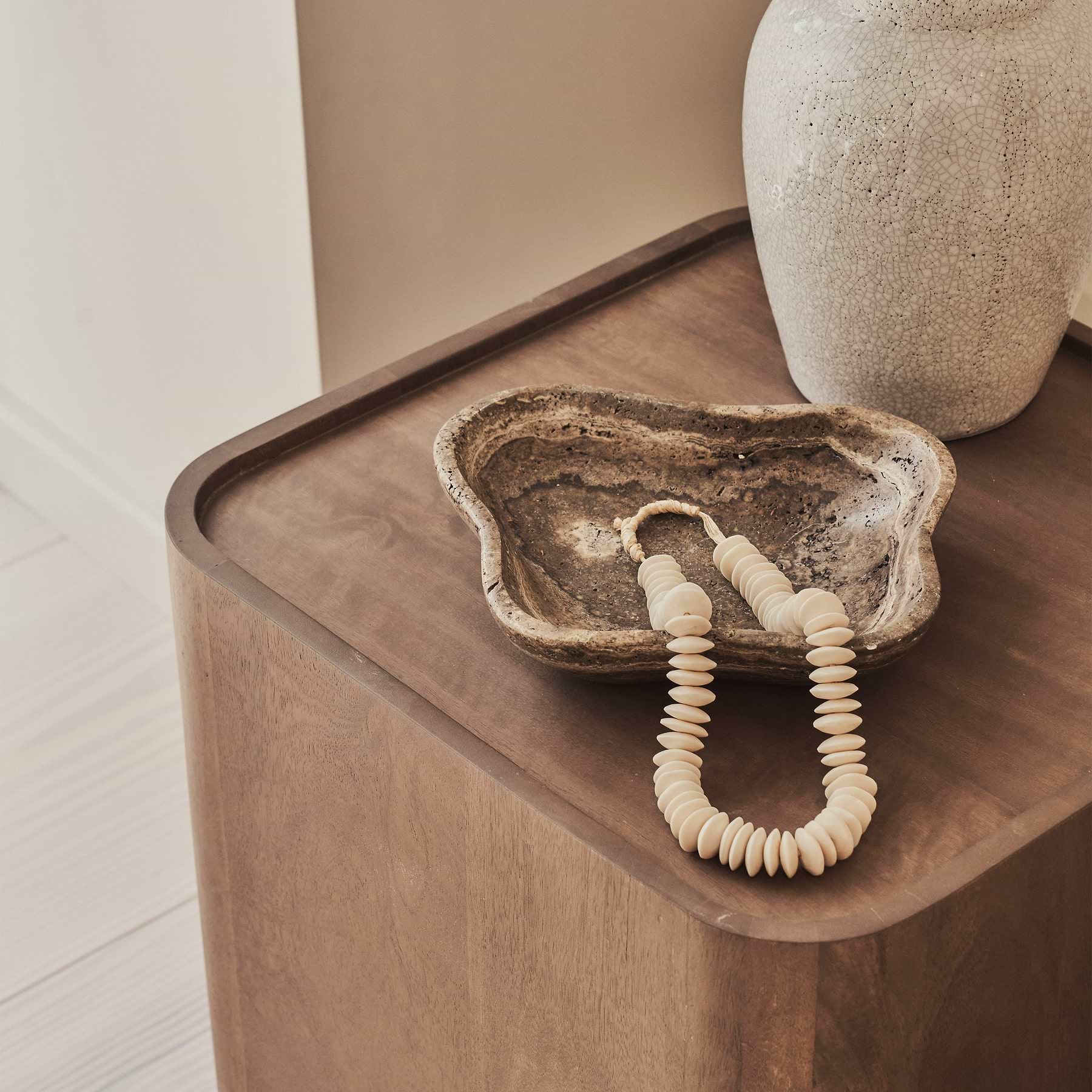 Fairmont - Warm Wood Premium Square Side Table