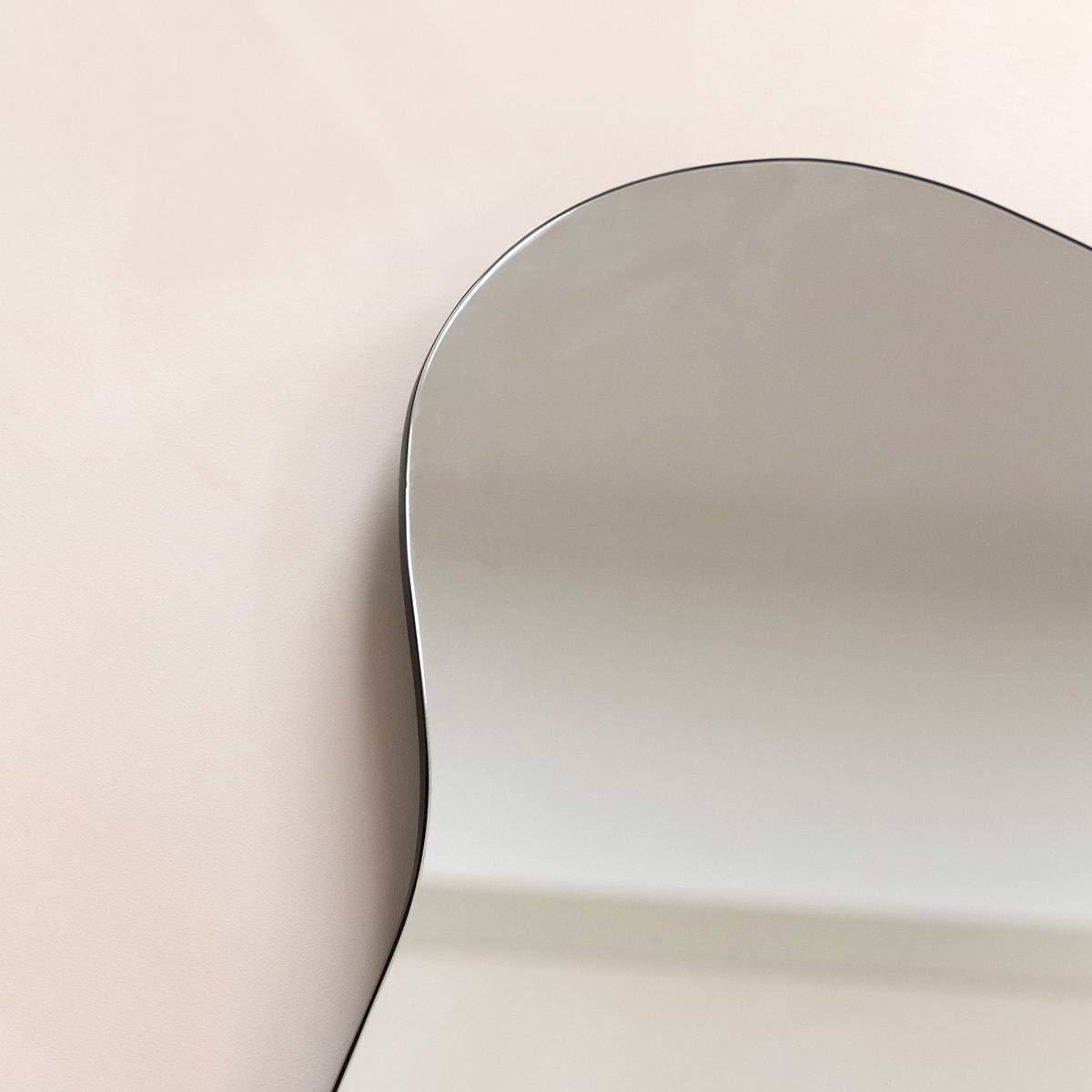 Small Frameless Pond Mirror irregular curves