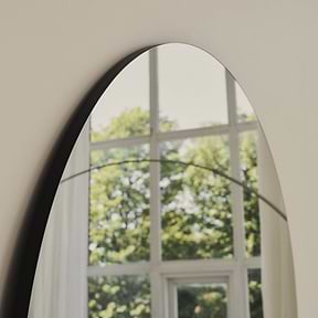 Edge - Extra Large Frameless Arched Full Length Mirror 200cm x 100cm