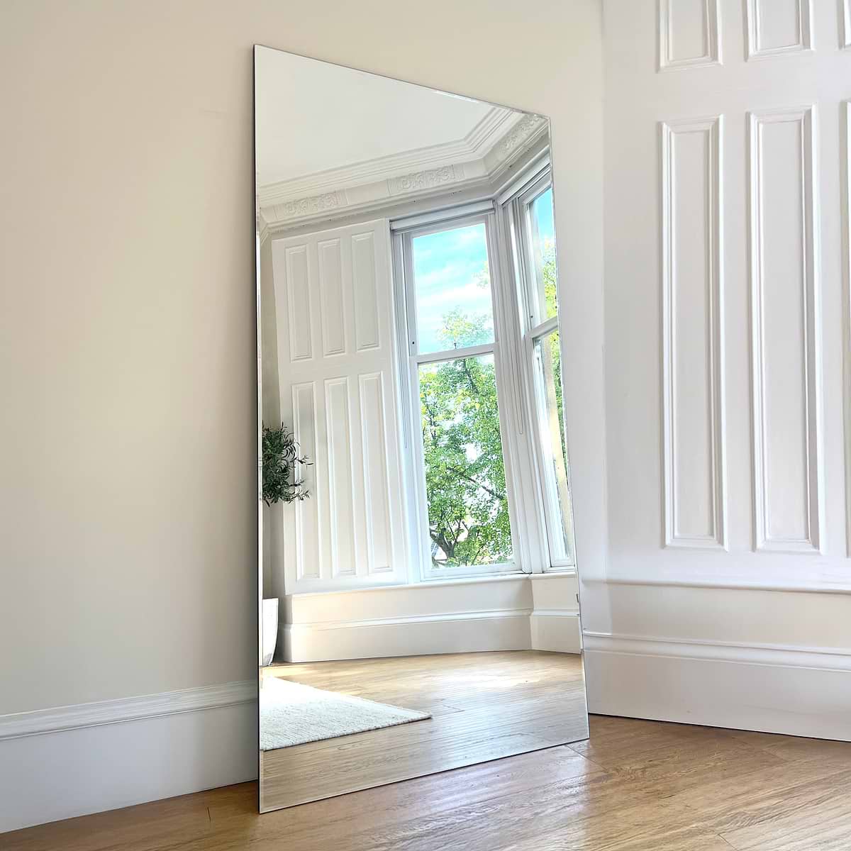 Edge - Extra Large Frameless Full Length Rectangular Mirror 200cm x 100cm