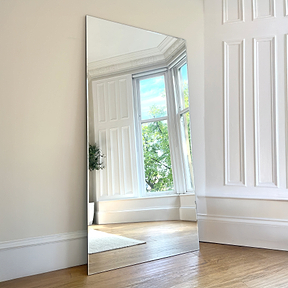 Edge - Extra Large Frameless Full Length Rectangular Mirror 200cm x 100cm