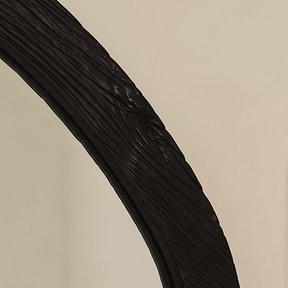 Elowyn - Extra Large Full Length Black Elm Wood Organic Mirror 180cm x 108cm
