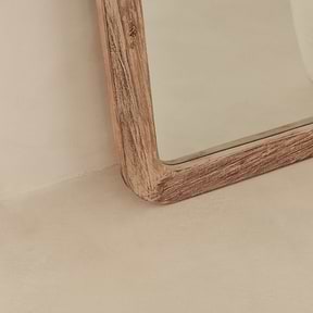Elowyn - Large Full Length White Washed Elm Wood Organic Mirror 180cm x 80cm