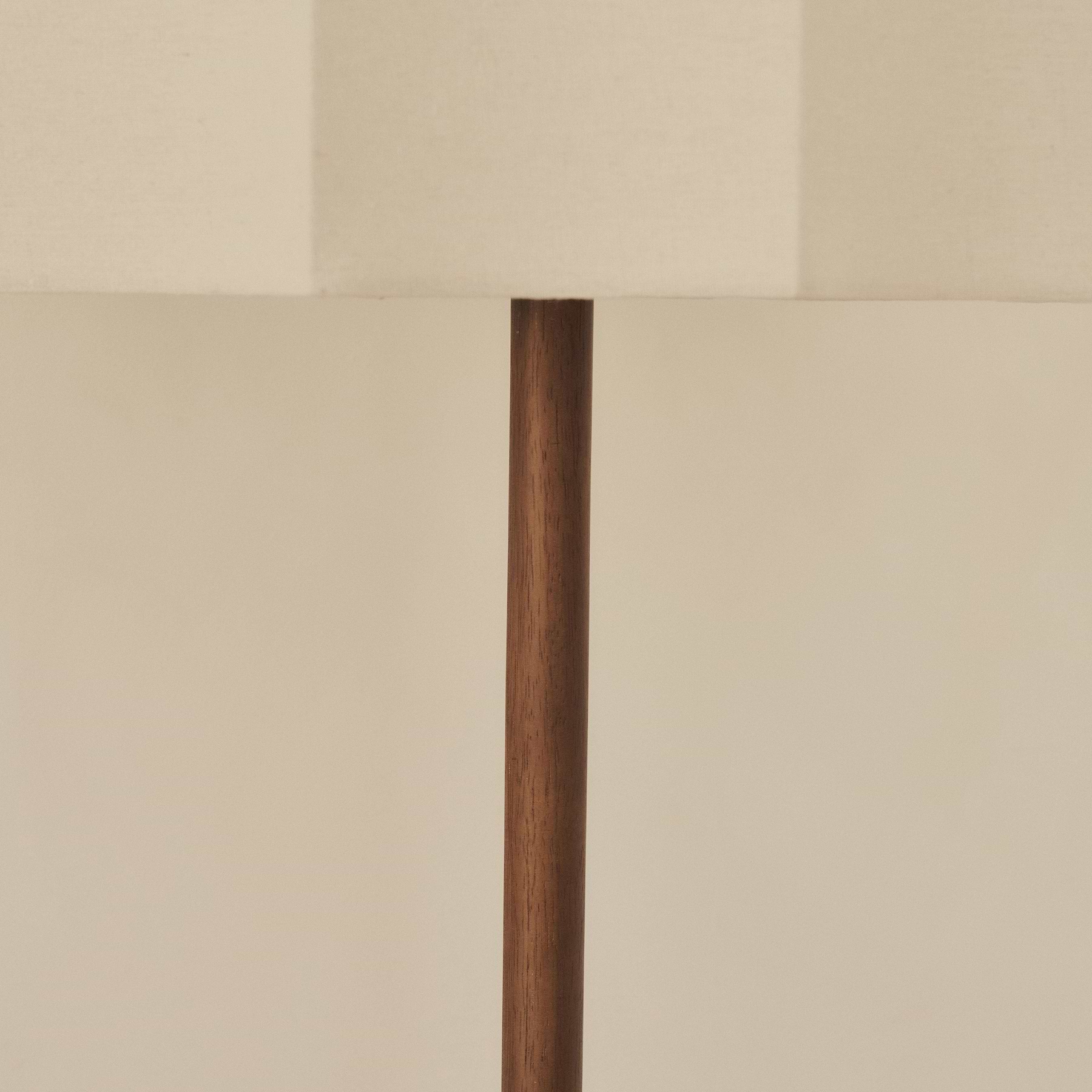 Esme - Dark Wood Inverted Scallop Shade Floor Lamp