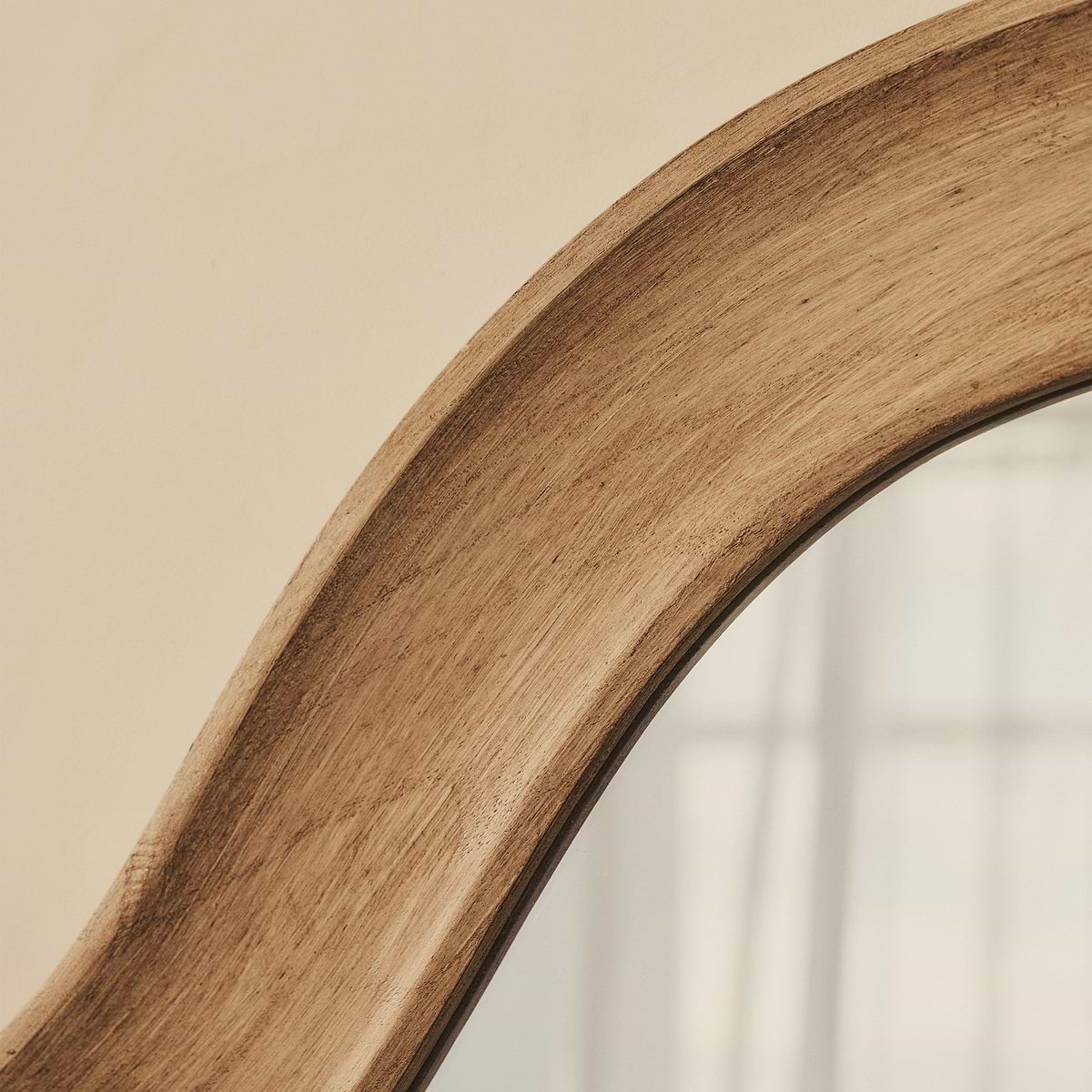 Francisco - Extra Large Arched Full Length Washed Wood Mirror 190cm x 120cm