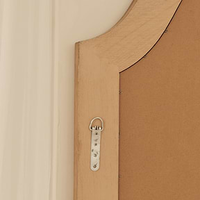Francisco - Extra Large Arched Full Length Washed Wood Mirror 190cm x 120cm