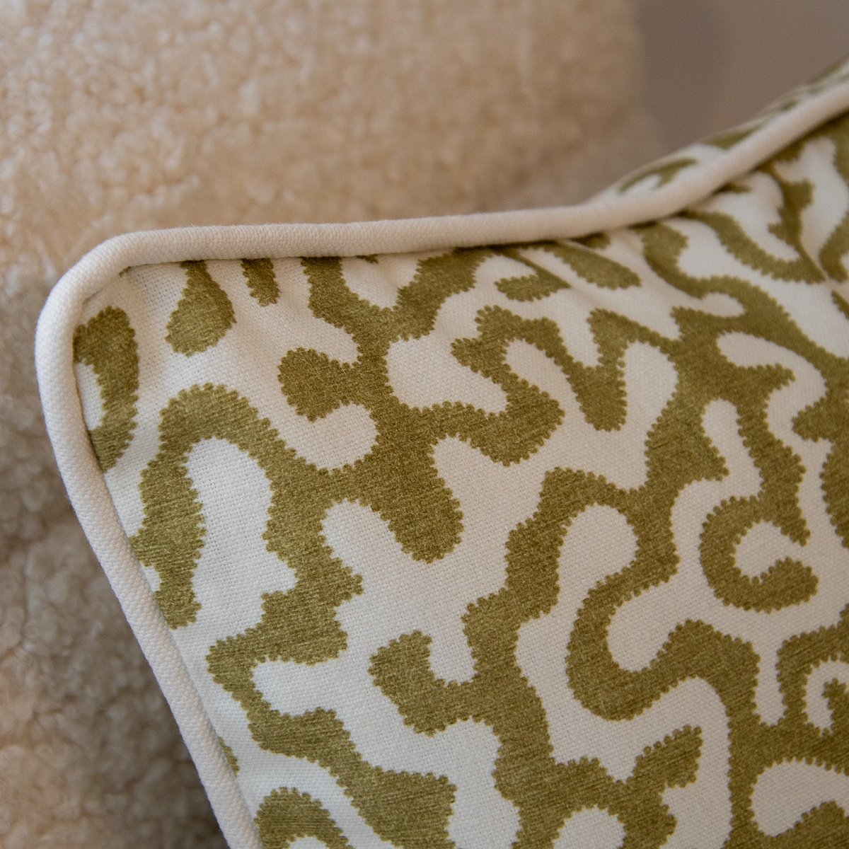 Pakko - Willow Printed Fabric Cushion