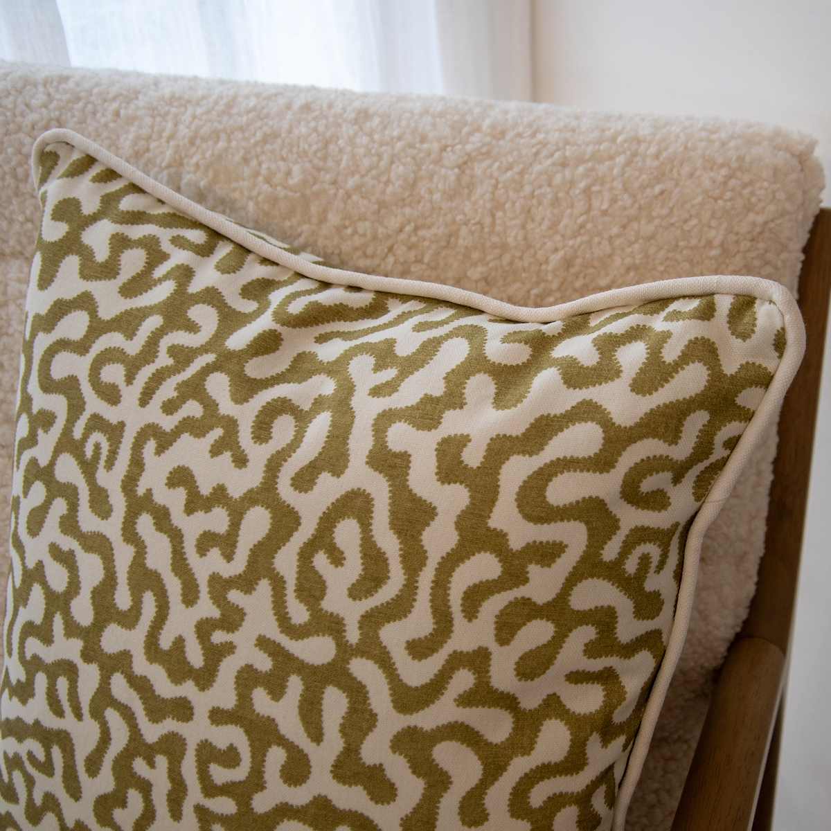 Pakko - Willow Printed Fabric Cushion