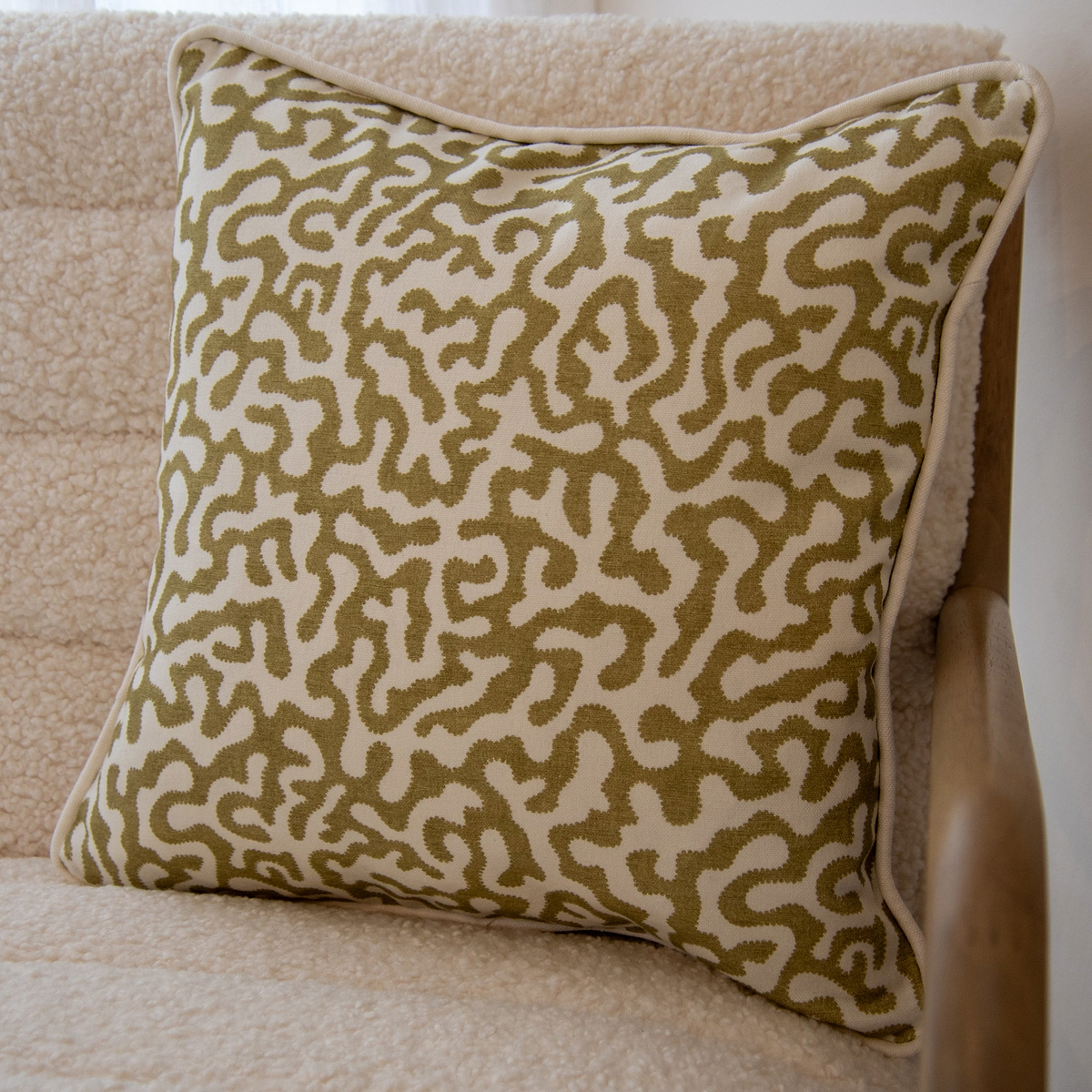 Pakko - Willow Printed Fabric Cushion
