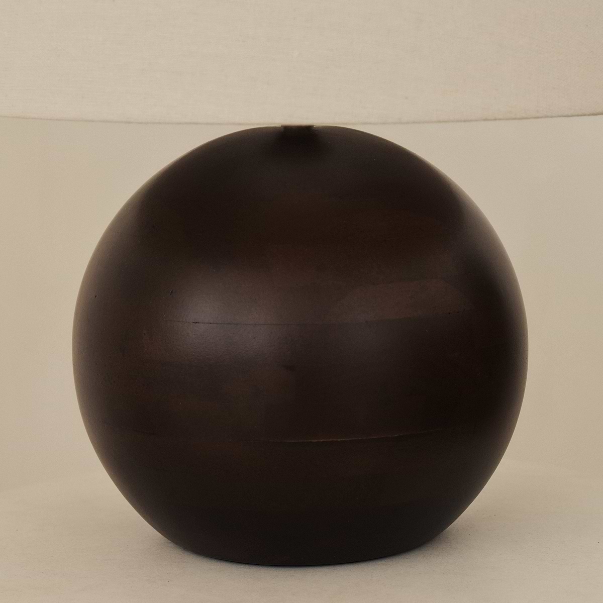 Geneva - Dark Wood Drum Shade Table Lamp