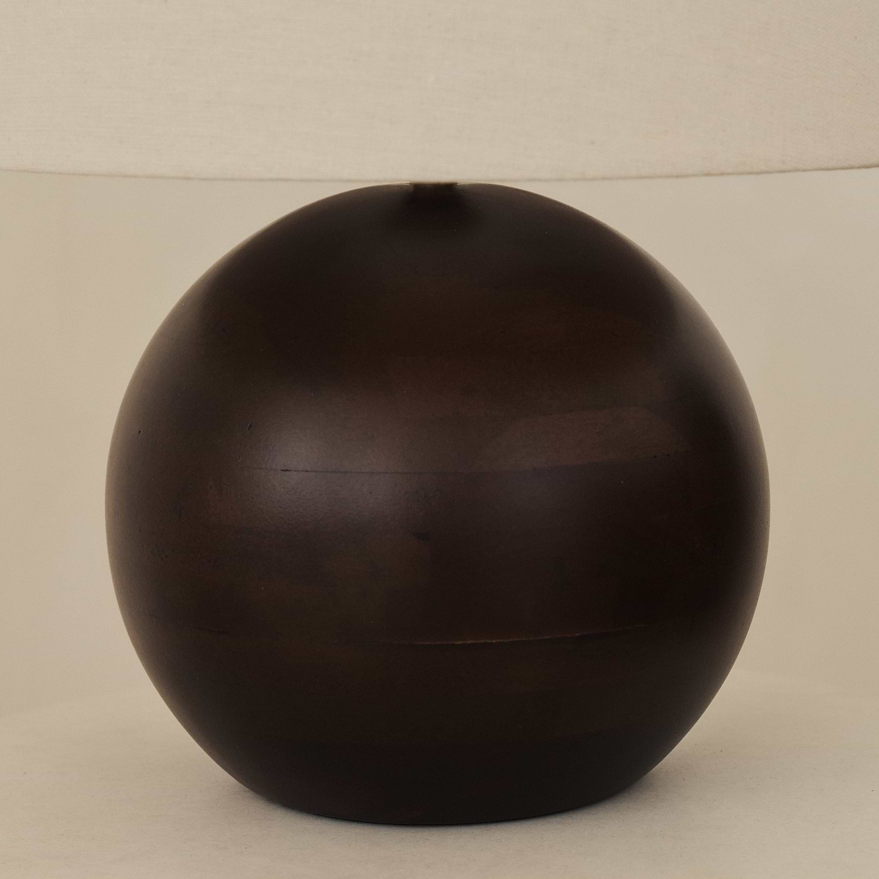 Geneva - Dark Wood Drum Shade Table Lamp