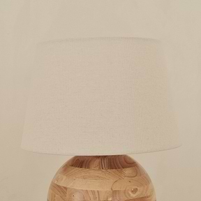 Geneva - Light Wood Drum Shade Table Lamp