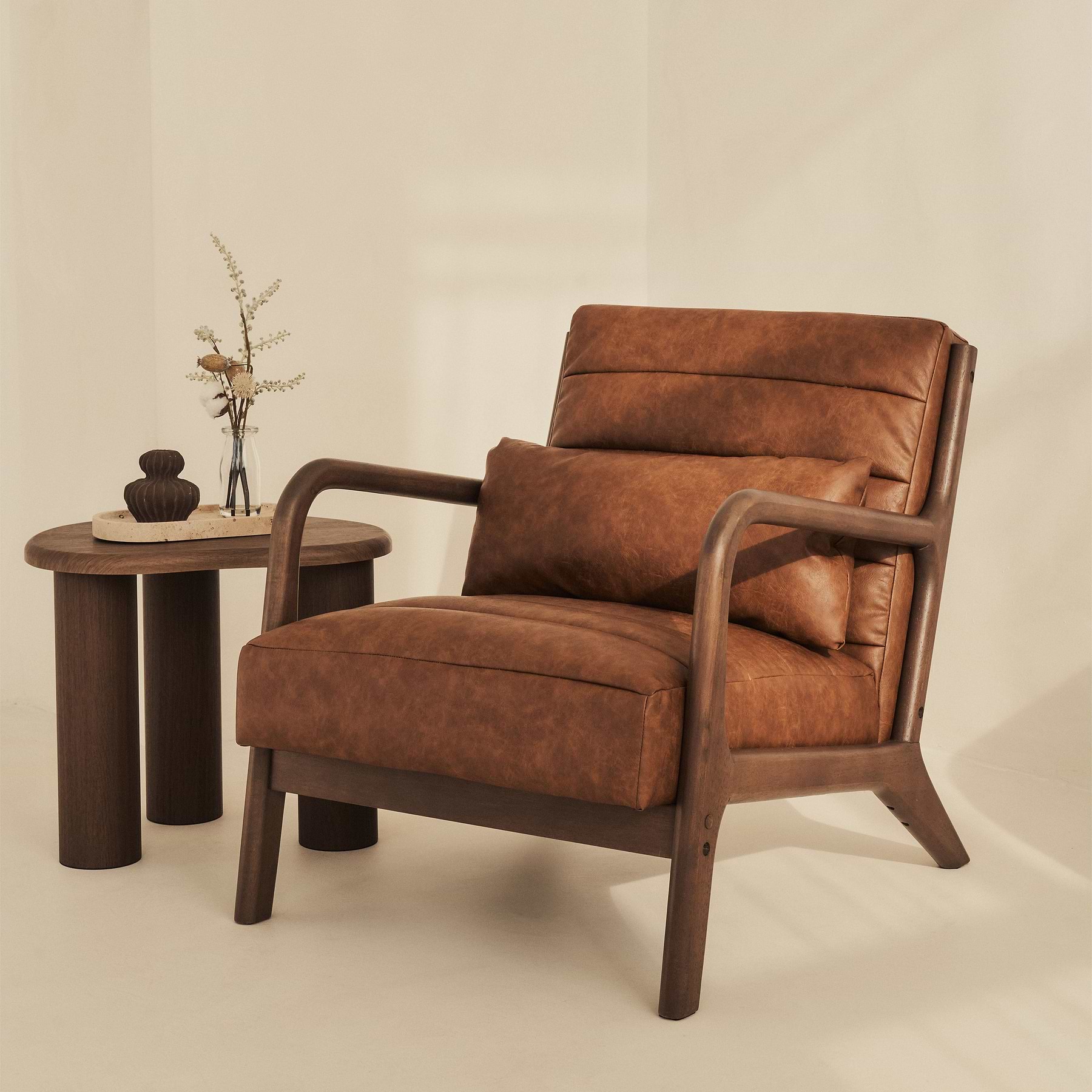 Leather Accent All Wood Accent Chair Leather Accent Modern Side