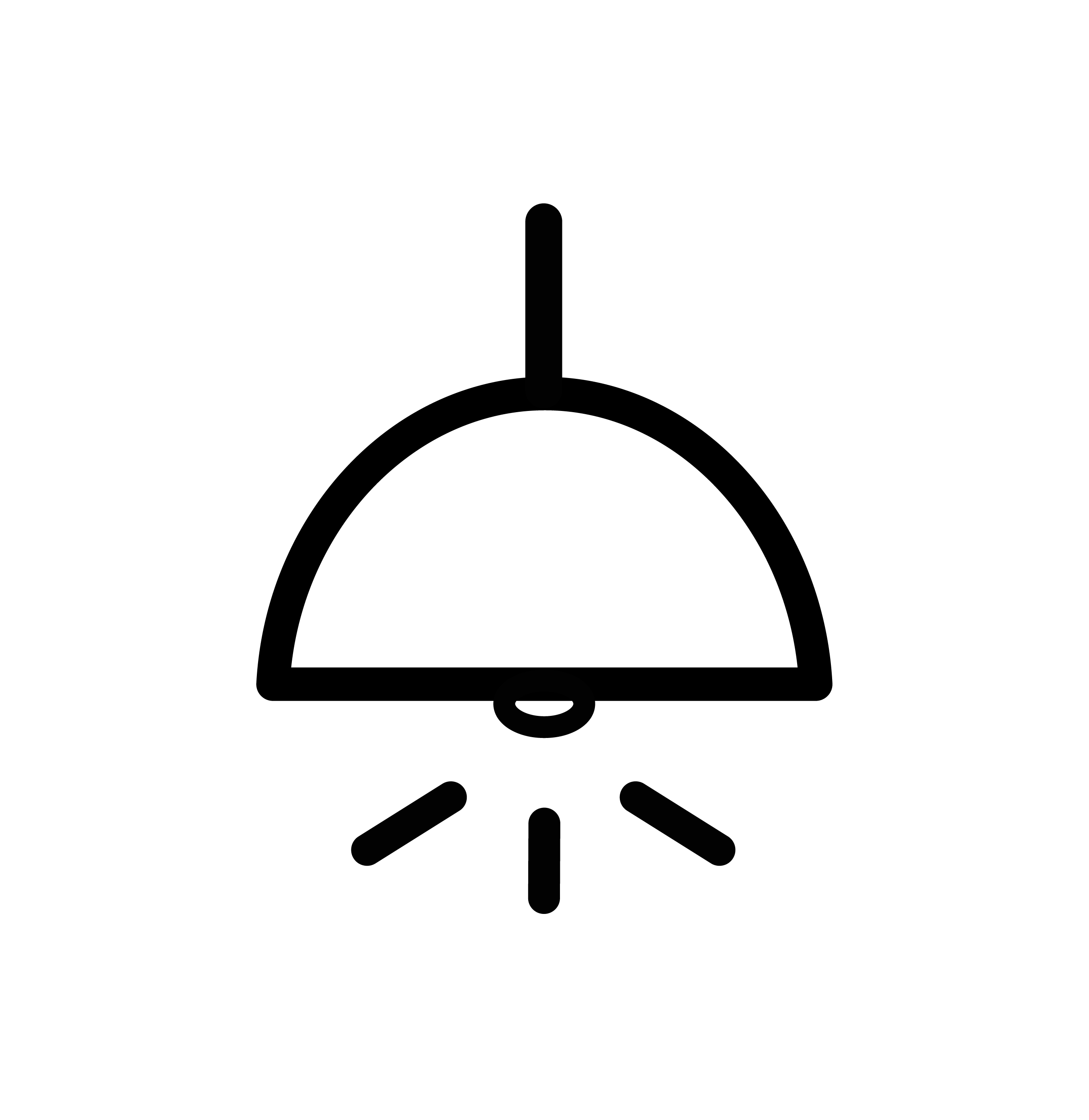 Eliminates harsh downlight