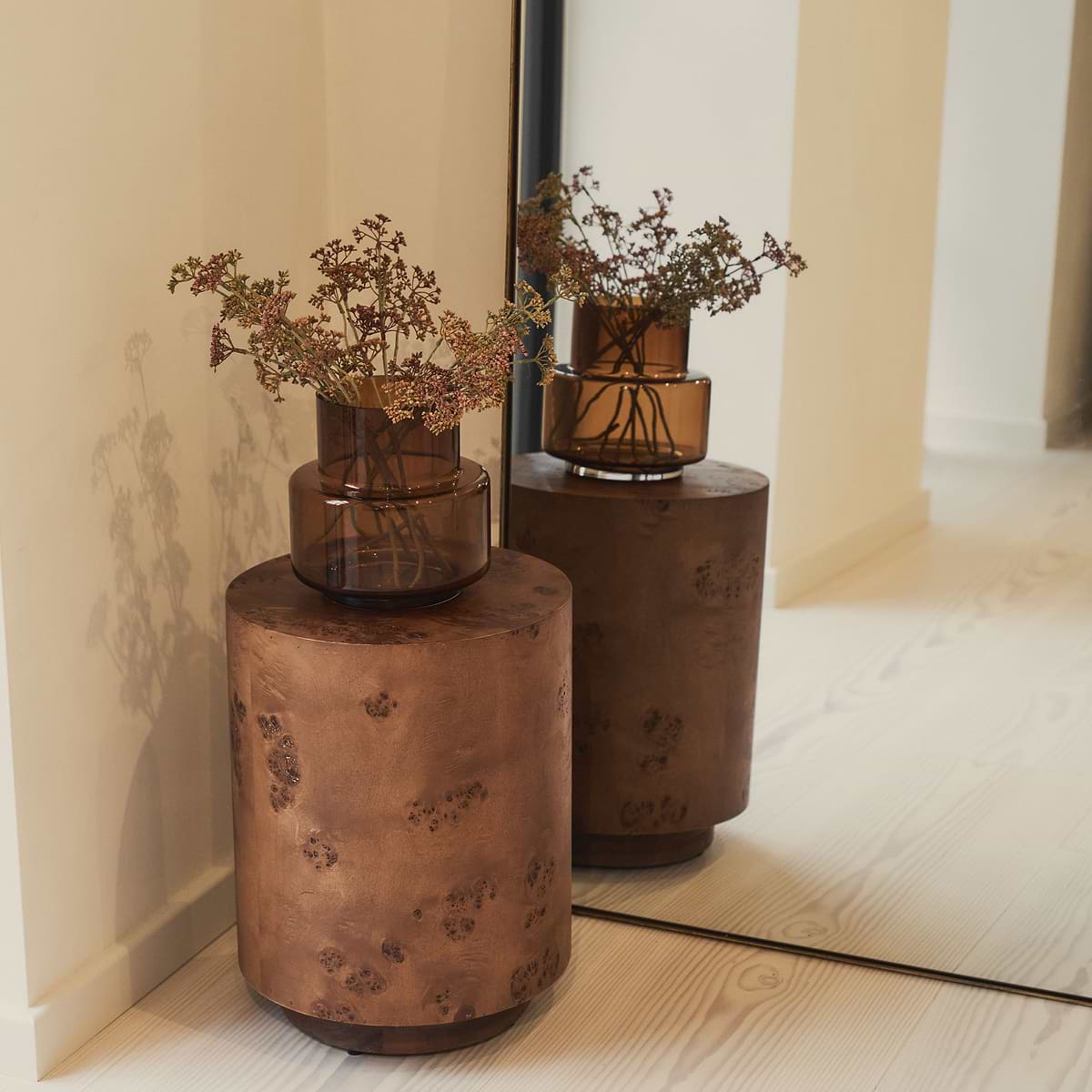 Isla - Extra Large Gold Full Length Arched Metal Mirror 190cm x 120cm