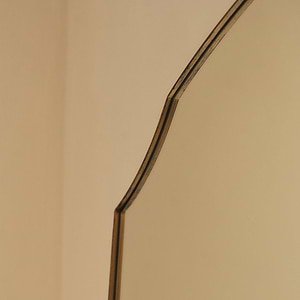 Isla - Extra Large Gold Full Length Arched Metal Mirror 190cm x 120cm