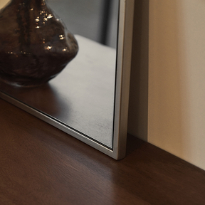 Liberty - Champagne Arched Metal Wall Mirror 50cm x 30cm